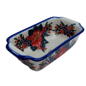 Forma ceramiczna z uszami do pieczenia chleba II (A181 D68)