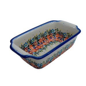Forma ceramiczna z uszami do pieczenia chleba II (A181 D55)