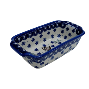 Forma ceramiczna z uszami do pieczenia chleba II (A181 D33)