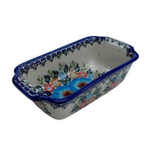 Forma ceramiczna z uszami do pieczenia chleba II (A181 D61)