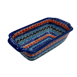 Forma ceramiczna z uszami do pieczenia chleba II (A181 D69)