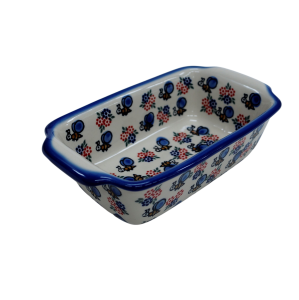 Forma ceramiczna z uszami do pieczenia chleba II (A181 D2)