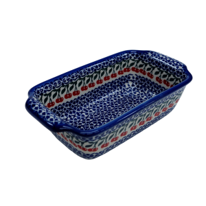 Forma ceramiczna z uszami do pieczenia chleba II (A181 D29)