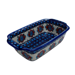 Forma ceramiczna z uszami do pieczenia chleba II (A181 D82)