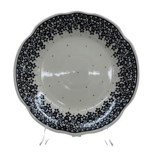 Talerz obiadowy płytki z reliefem 27,5 cm (A257 D106)