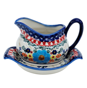 Sauce boat with a tray (A37 D59) 