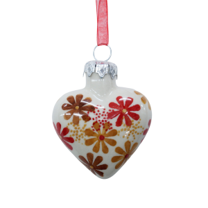 Heart Christmas ball (A457 D63)