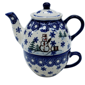 Teapot with a cup (A347 D33)