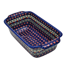 Stoneware loaf pan large III (A182 D21)
