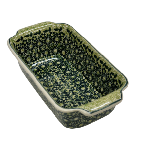 Forma ceramiczna z uszami do pieczenia chleba III (A182 D49)