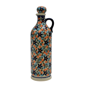 Ceramic bottle with cork large 0,8l (A67 D83)
