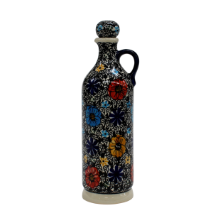Ceramic bottle with cork large 0,8l (A67 D66)