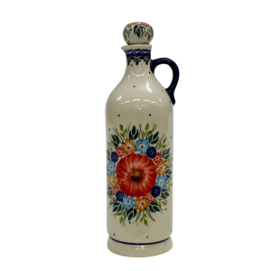 Ceramic bottle with cork large 0,8l (A67 D60)