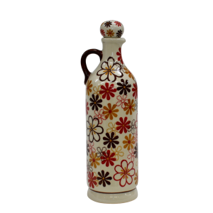 Ceramic bottle with cork large 0,8l (A67 D63)