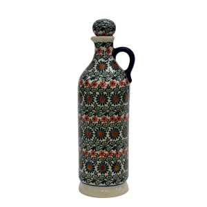 Ceramic bottle with cork large 0,8l (A67 D48)