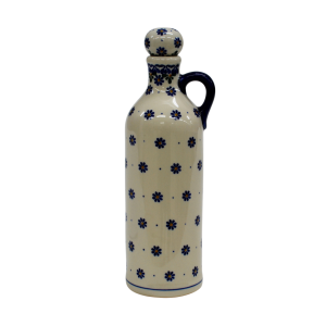Ceramic bottle with cork small 0,6l (A64 D53)