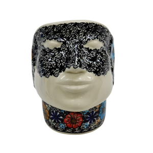 Ceramic flower pot HEAD (A470 D66)