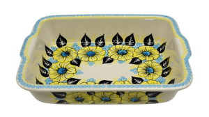 Ovenproof dish with handles (A121 DU2)  