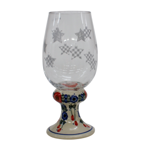 Glass STAR silver (A479 D10)