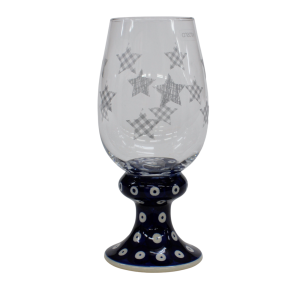 Glass STAR silver (A479 D22)