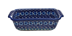 Forma ceramiczna z uszami do pieczenia chleba II (A181 D98)