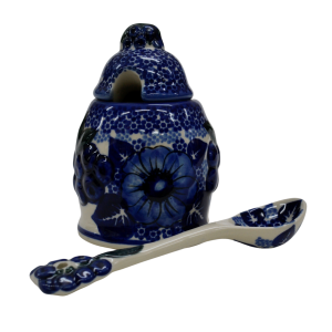 Container with a spoon BLUEBERRIES (A3 D108) 