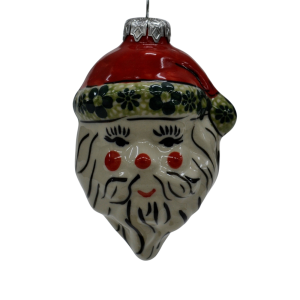 Ceramic Christmas ornament SANTA (A317 D49)