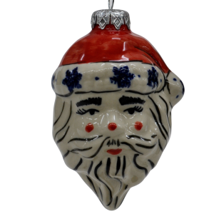 Ceramic Christmas ornament SANTA (A317 D33)