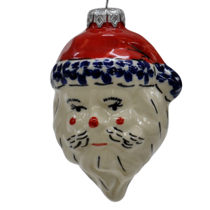 Ceramic Christmas ornament SANTA (A317 D25)