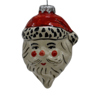 Ceramic Christmas ornament SANTA (A317 DX)