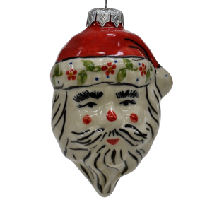 Ceramic Christmas ornament SANTA (A317 D101)  