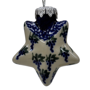 Christmas ornament STAR (A489 D14)