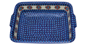 Ovenproof dish with handles (A121 D121)