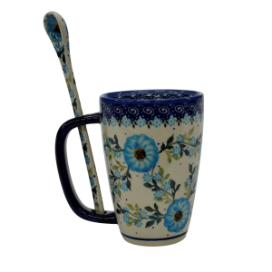 Cappuccino mug with a spoon (A20 D58)