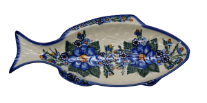 Półmisek bolesławiecki do zapiekania Ryby mały (A498 D7)
