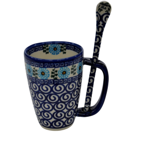 Cappuccino mug with a spoon (A20 D38)