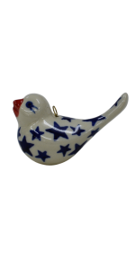 Ptaszek ceramiczny zawieszka bombka (A313 D45)    