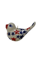 Ptaszek ceramiczny zawieszka bombka (A313 D47)     