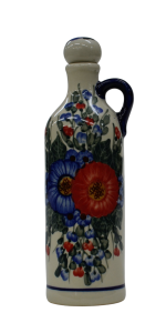 Ceramic bottle with cork small 0,6l (A64 D12)