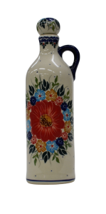 Ceramic bottle with cork small 0,6l (A64 D58)  (1)