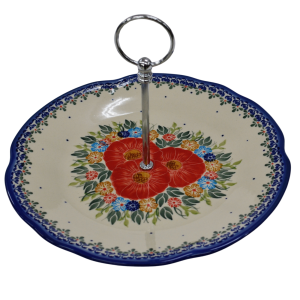Large ceramic cake stand (A449 D60) 