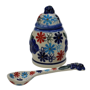 Container with a spoon BLUEBERRIES (A3 D44) 
