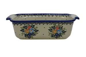 Stoneware loaf pan large III (A182 D61) 
