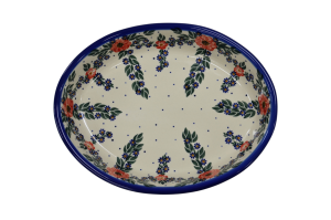 Deep oval platter (A187 D56)  