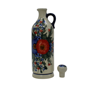 Ceramic bottle with cork large 0,8l (A67 D12)  