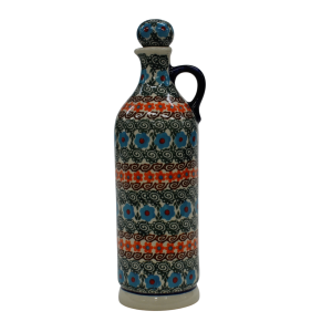 Ceramic bottle with cork large 0,8l (A67 D62)   