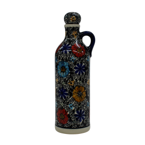Ceramic bottle with cork small 0,6l (A64 D66)  