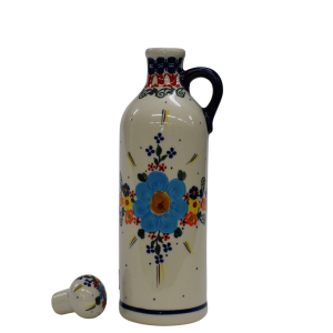 Ceramic bottle with cork small 0,6l (A64 D59)  