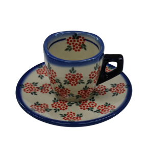 Espresso cup with saucer (A517 D57)       