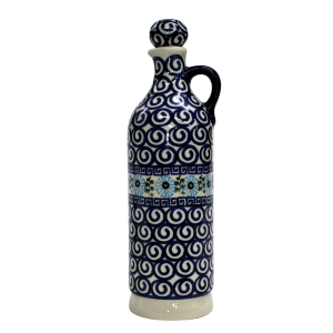 Ceramic bottle with cork large 0,8l (A67 D25) (1)